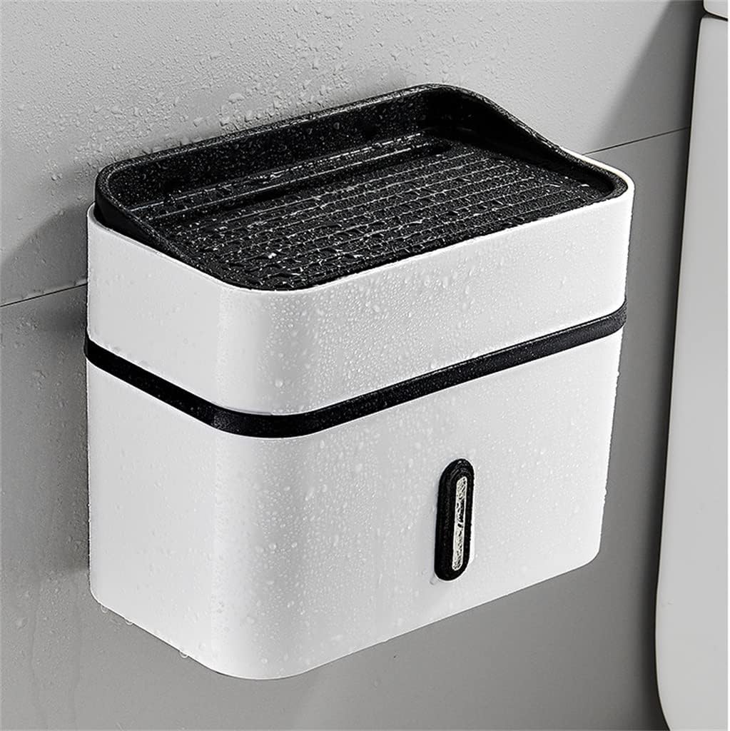 Toilet Tissue Box Perforation-Free Wall Hanging Paper Extraction Roll Shelving