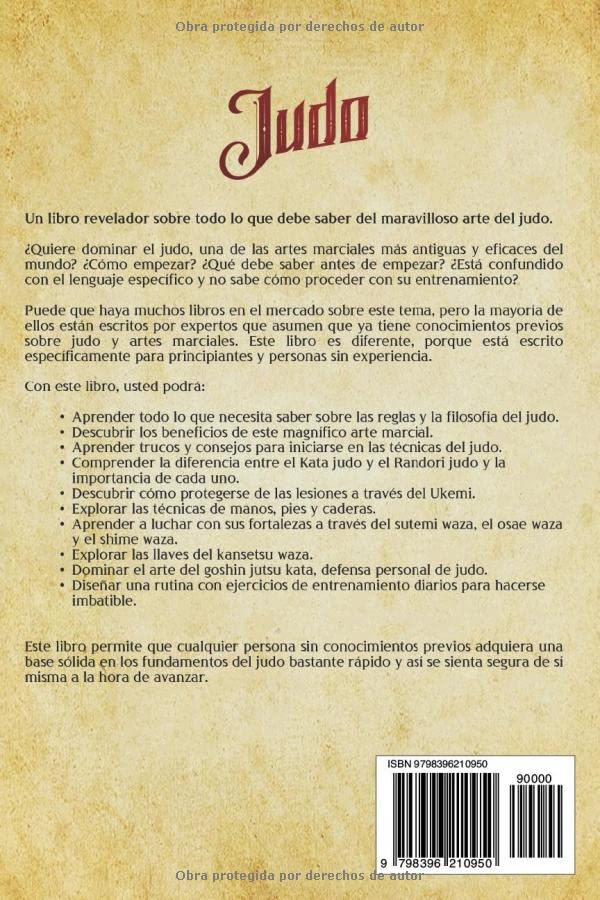 Miniatura 2 de Judo Guía sencilla para principiantes que quieren competir o aprender técnicas de defensa personal (Artes marciales mixtas) (Spanish Edition)
