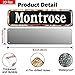 Decorative Tin Sign 16 * 4 Inches Montrose Themed | Fits Bedroom, Laundry Room, Patio | Laundry Signs Wall Decor, Mushroom Stuff, Outdoor Sign