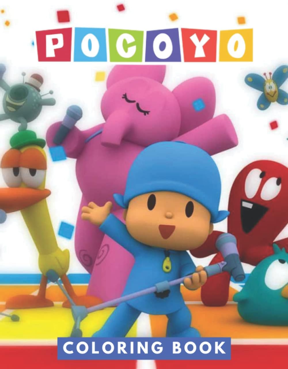 Pȯcȯyȯ Coloring Book: JUMBO Pȯcȯyȯ Colouring Book For Children, Amazing Colouring Book For Boys And Girls Ages 2-4, 4-8 & Toddlers