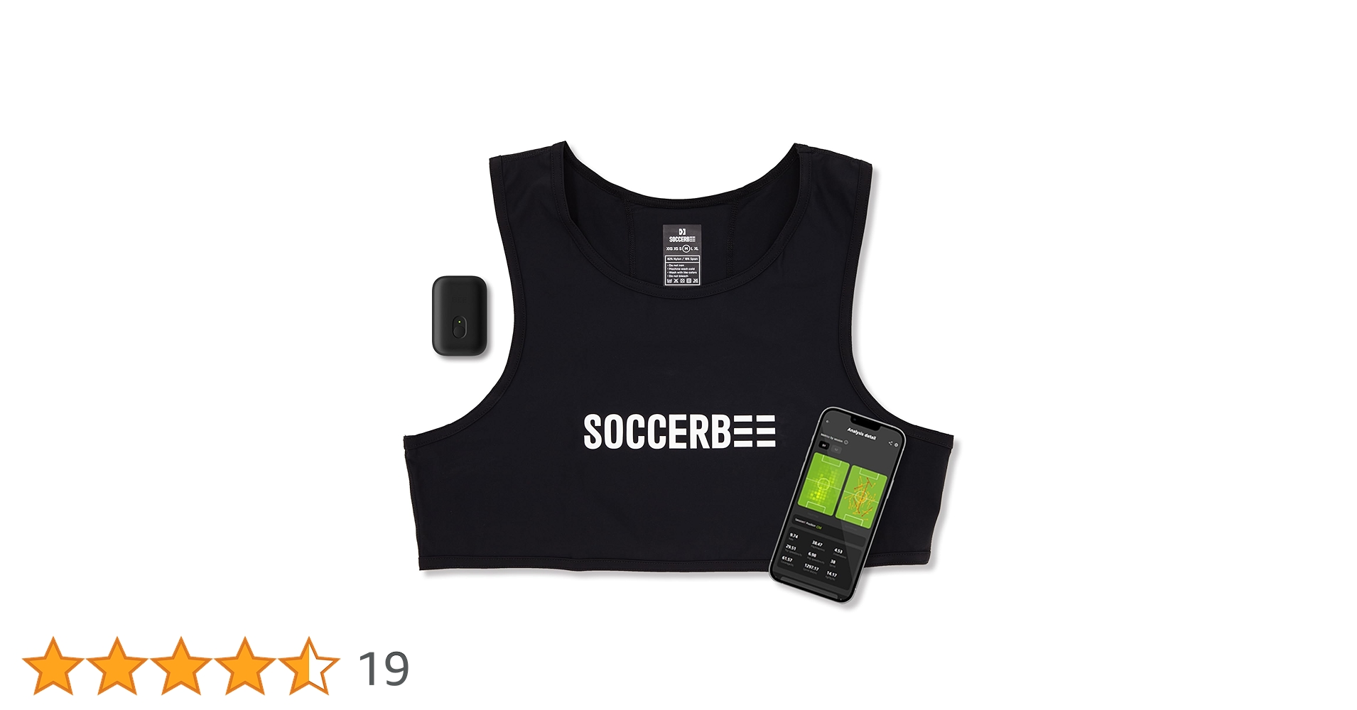 ChrisK Soccerbee Pro 2 GPSベスト(Medium) SOCCERBEE PRO 2 SET
