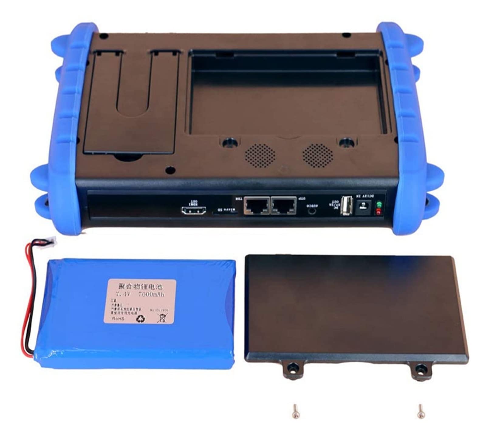 Tester CCTV, 7-calowy tester kamer Tester bezpieczeństwa CCTV Monitor, koncentryczny HD 4.0, obsługa kamery sieciowej H265/H264/MPEG4, moc wyjściowa 12 V