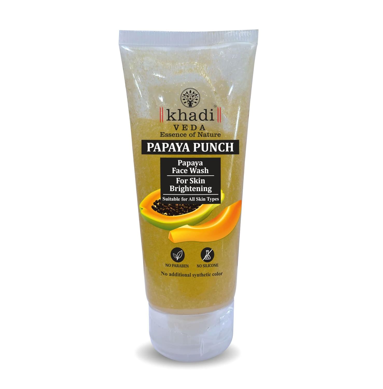 Khadi Veda Papaya Face Wash for Skin Brightening 100ml Amazon.in Beauty