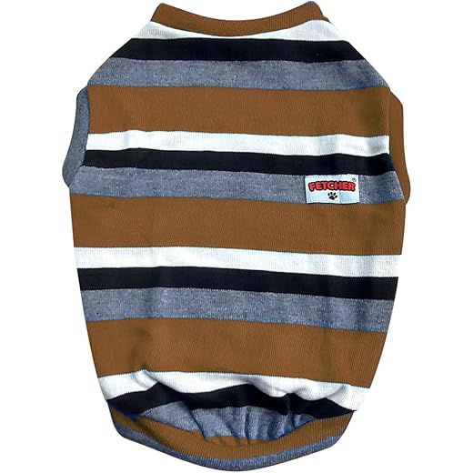 FETCHER Striped Winter T-Shirt Sweater Large