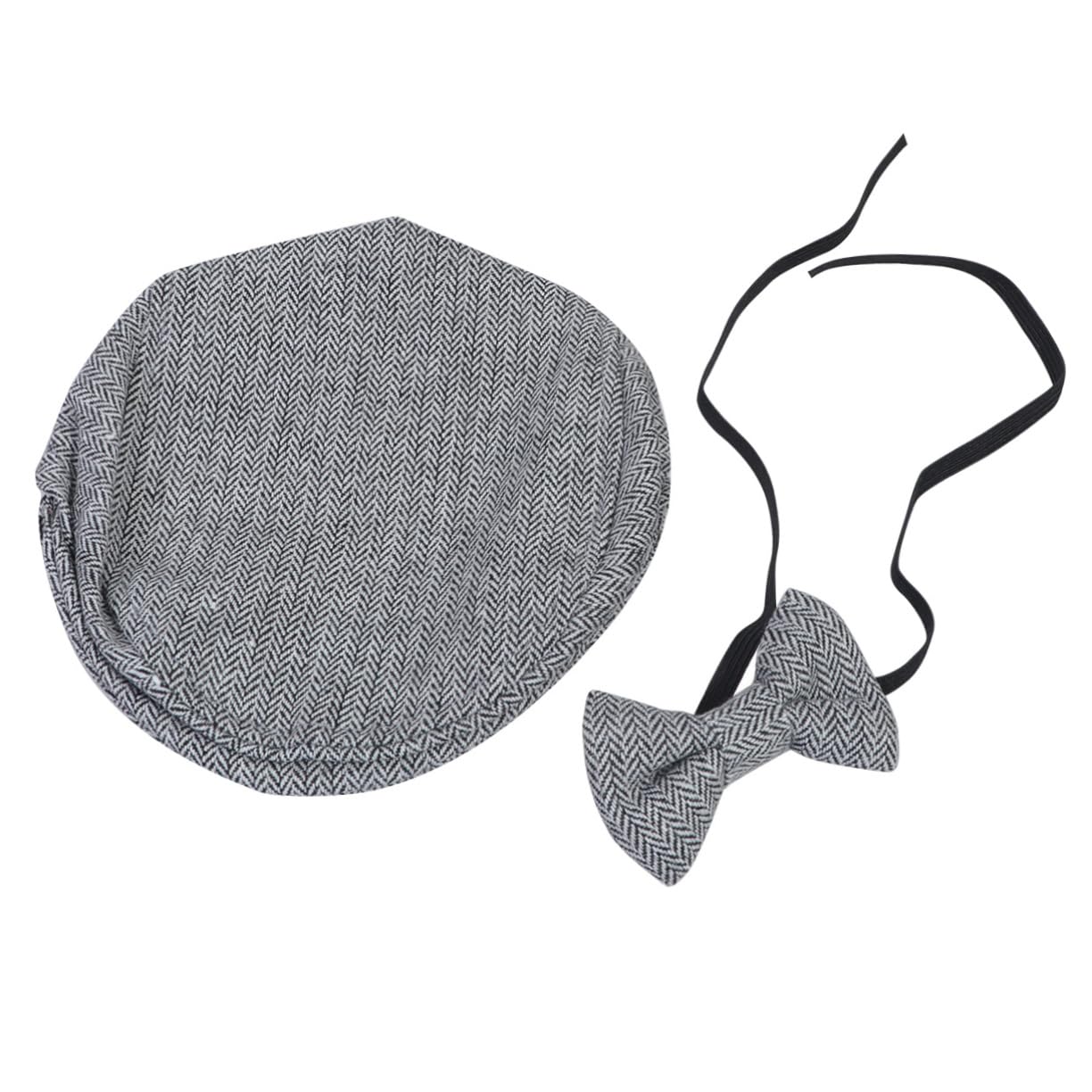 DOITOOL 3 Juegos De Pajarita Accesorios para Fotos Sombrero para Niños Ropa De Niño Recién Nacido Ropa De Bebé Niño Gorra De Caballeros para Bebé Regalos para Niña Recién Nacida