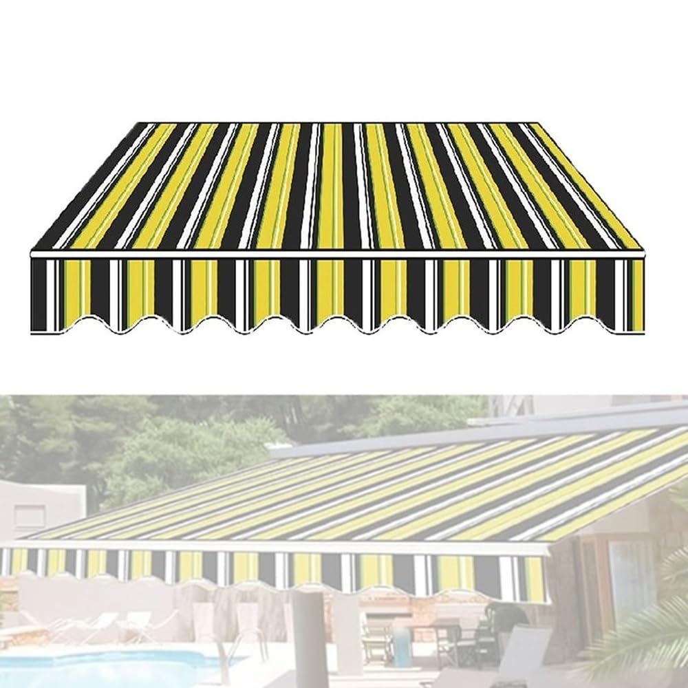 Toile pour auvent de jardin Sune imperméable anti pluie bâche de rechange 3x2m