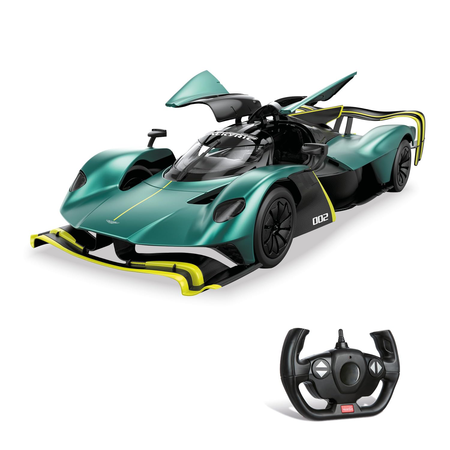 Mondo Motors Aston Martin Valkyrie Amr Pro, Modelo a Escala 1:14, hasta 10 Km/h de Velocidad, Coche de Juguete para niños 63793