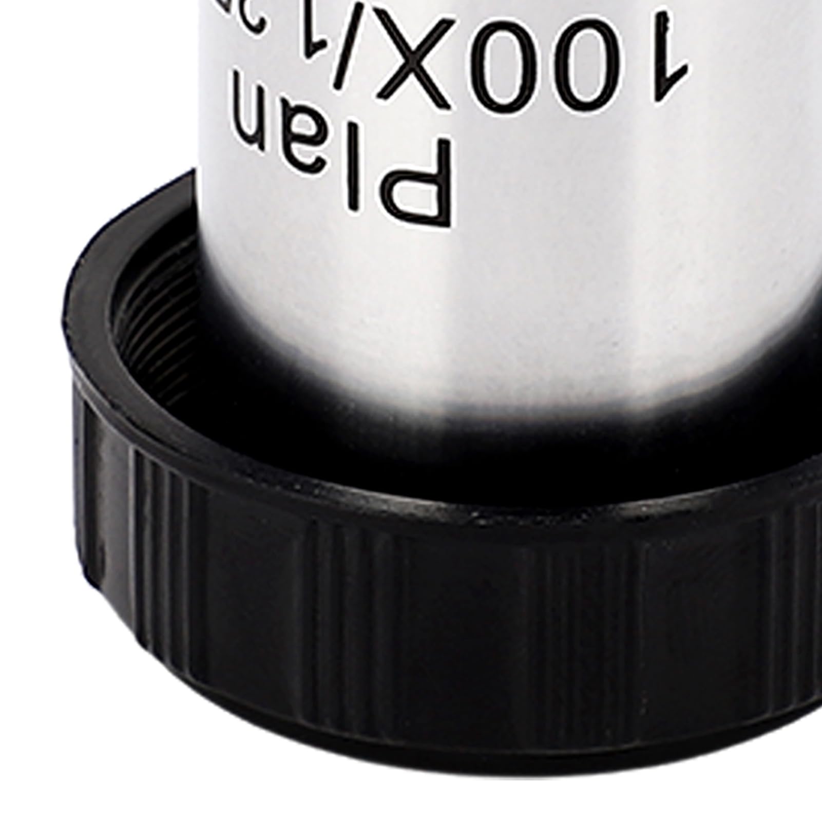 Hidyliu Lente de Objetivo Infinito 100X Lente de Microscopio de Alta Definición para Microscopios Biológicos Profesionales 20,2 Mm