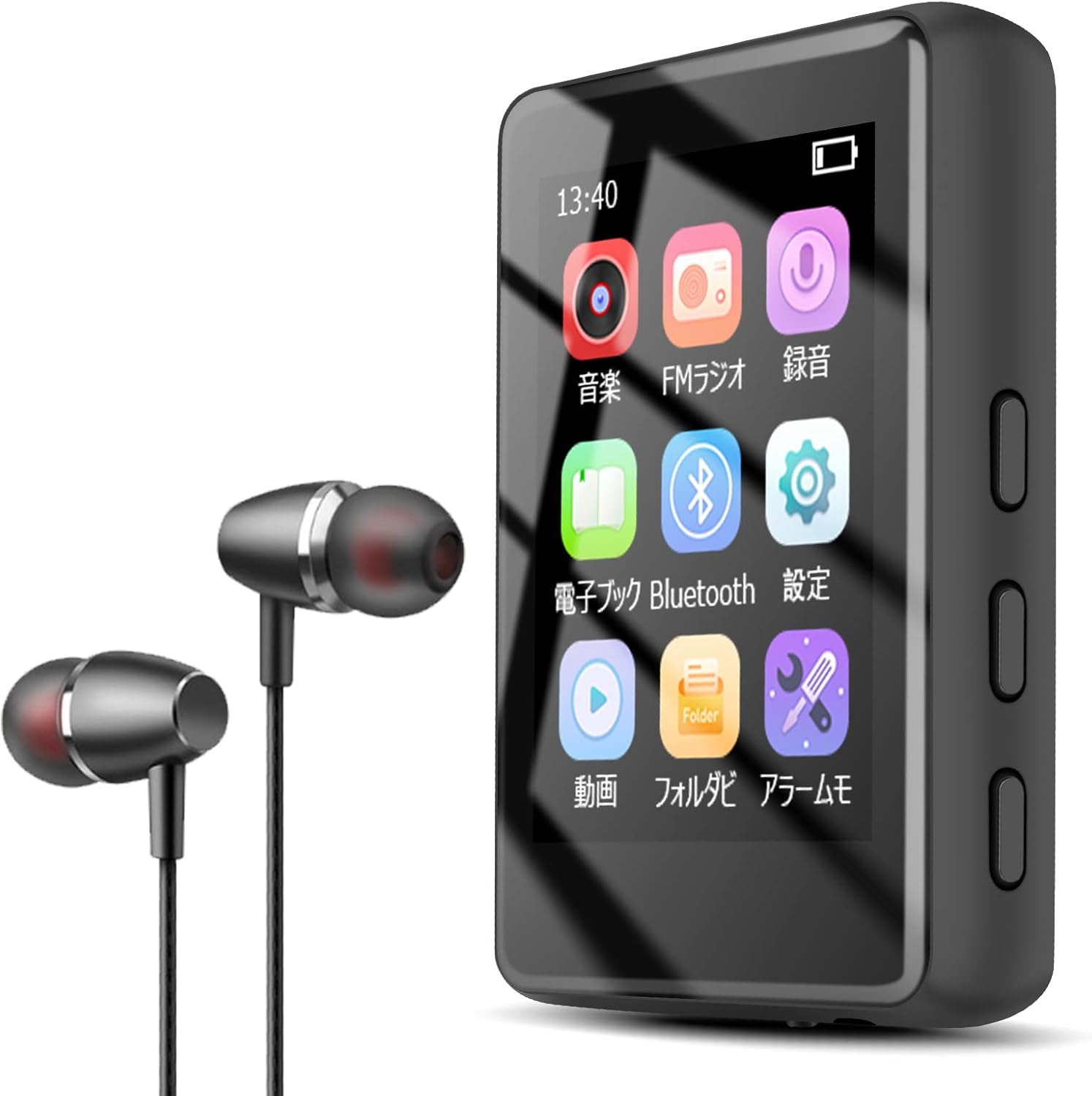 Amazon.co.jp SOPPY mp3プレーヤー 2.4インチ Bluetooth 5.1 4GB内蔵 スピーカー内蔵 OTG対応 変速再生 ABリピート 英語習い FMラジオ IPS Amazon.co.jp SOPPY mp3プレーヤー 2.4インチ Bluetooth 5.1 4GB内蔵 スピーカー内蔵 OTG対応 変速再生 ABリピート 英語習い FMラジオ IPS