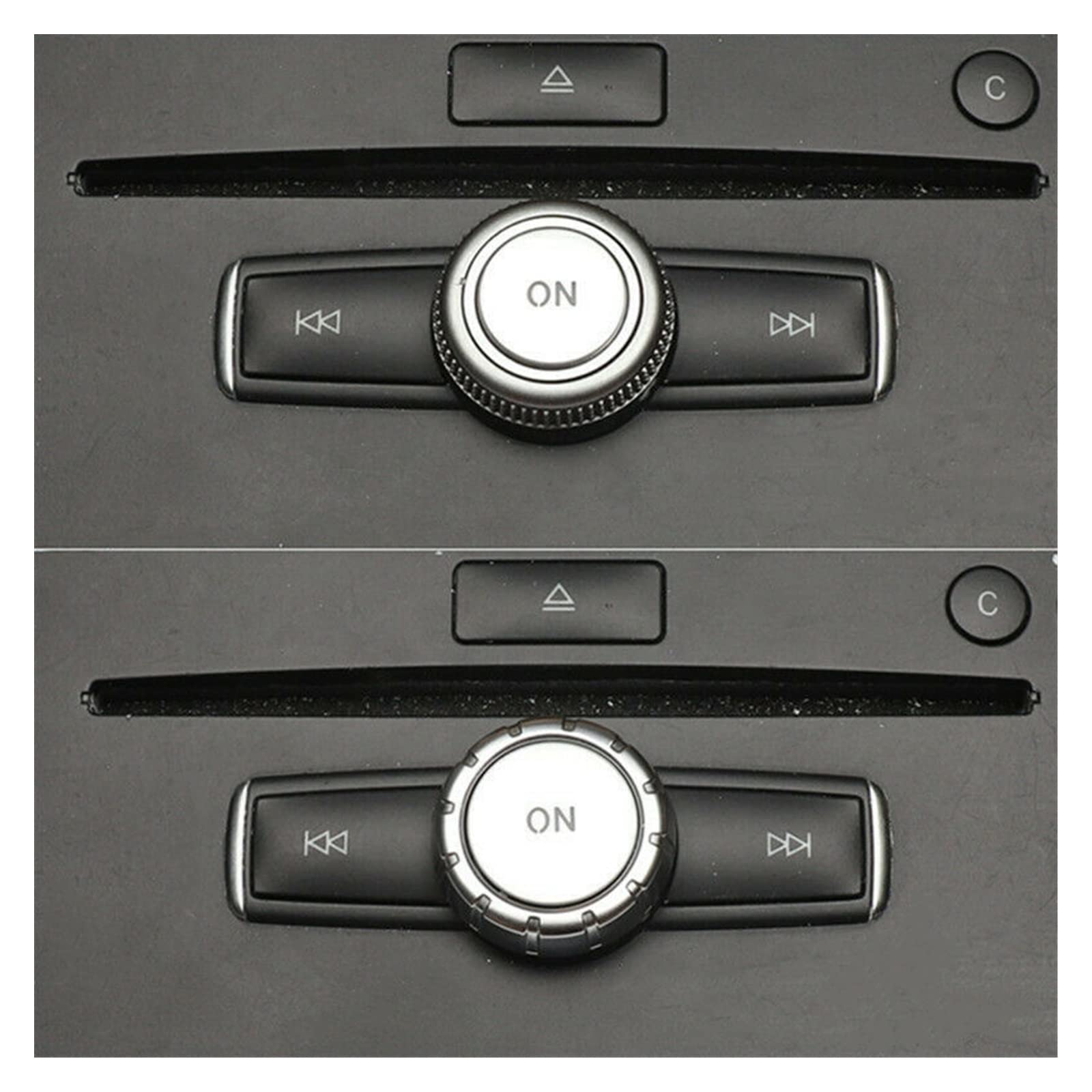 Console Switch Button Frame Chrome Trim FOR BENZ W204 W212 W218 GLK C E CLS Clas - Foto 4