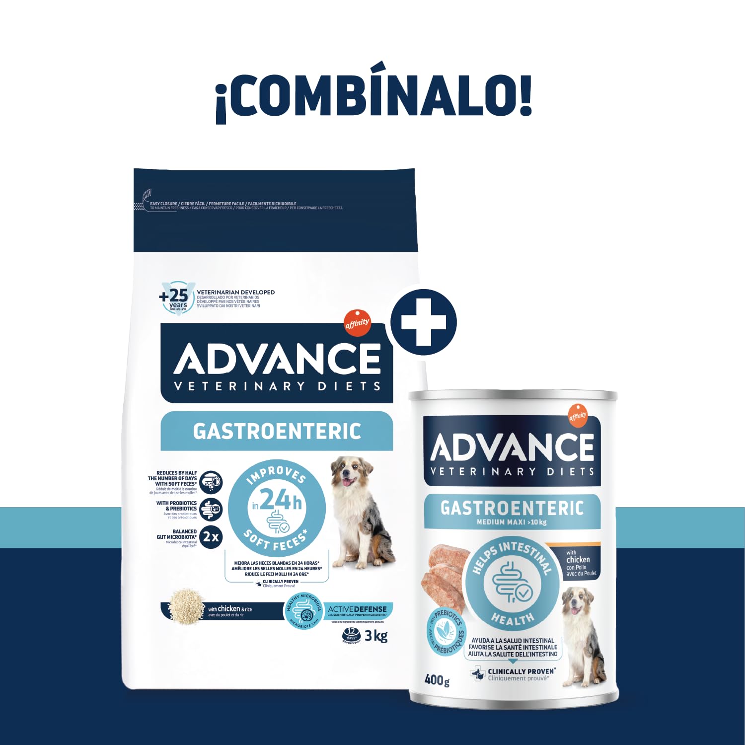 Advance Diets Cibo Umido per Cani Gastroenteric 6x400g