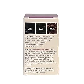 Root Touch Up Powder By Style Edit (5 Pack) to Cover Up Dark Roots and Grays Between Salon Visits, Water Resistant, Non-Sticky, Compact And Mess-Free, Black Hair Color (Total of 5)