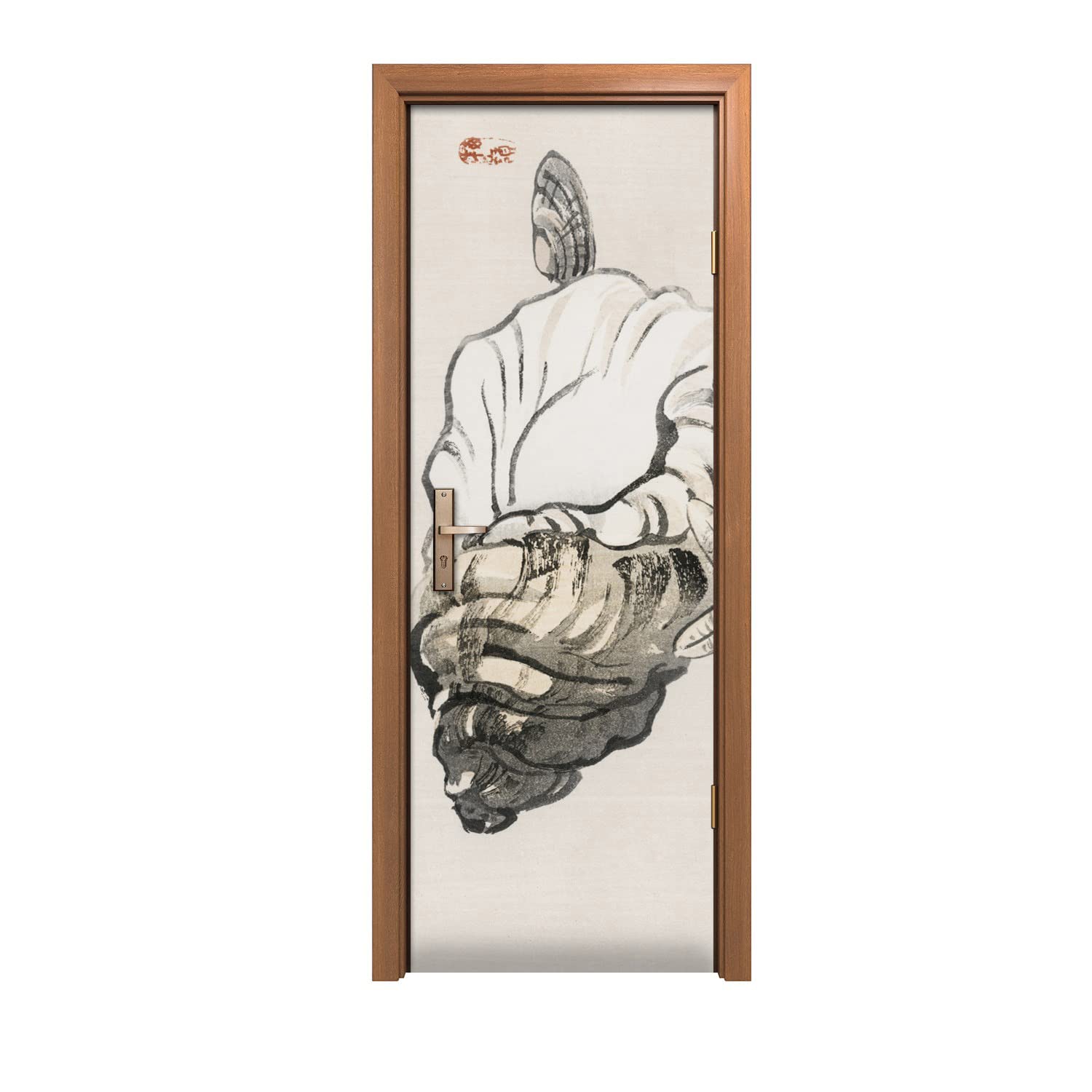 Autocollant de porte 70x200cm pour créer une ambiance marine dans votre salon