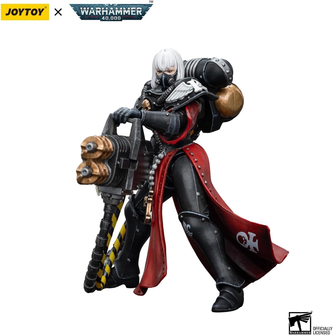 JoyToy Warhammer 40K: Adepta Sororitas Retributor with Heavy Flamer 1:18 Scale Action Figure