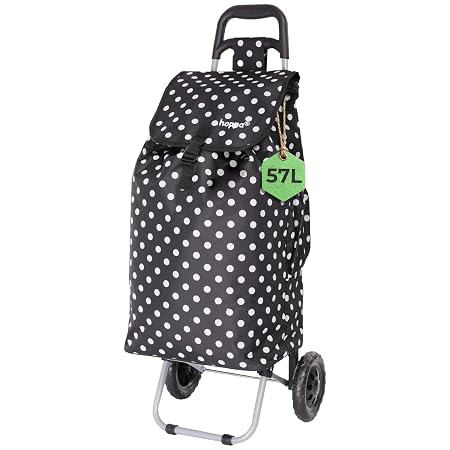 Hoppa Shopping Trolley, 57 L with Lid
