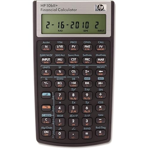HP 2716570 10bII+ Financial Calculator, 12-Digit LCD