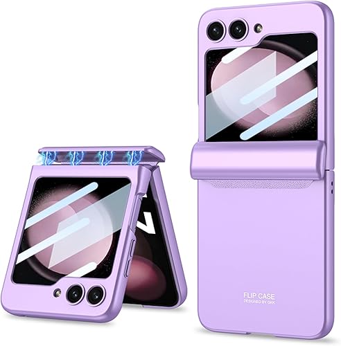 DOOTOO - Funda magnética para Samsung Galaxy Z Flip 5, con protector de pantalla, todo incluido, a prueba de golpes, para Galaxy Z Flip 5 (2023)