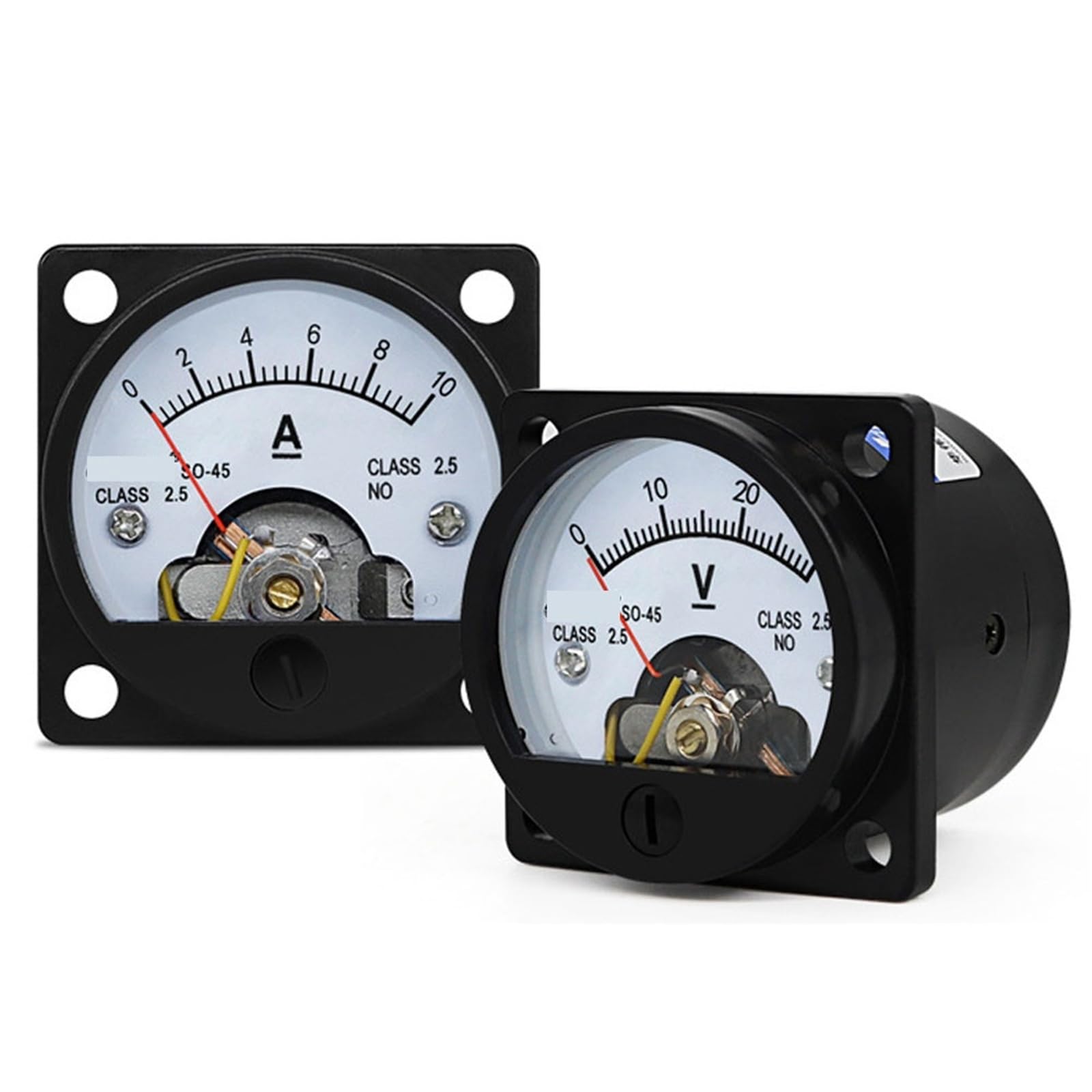 Ampèremètre analogique CC 250A 75mV pour tableau électrique industriel