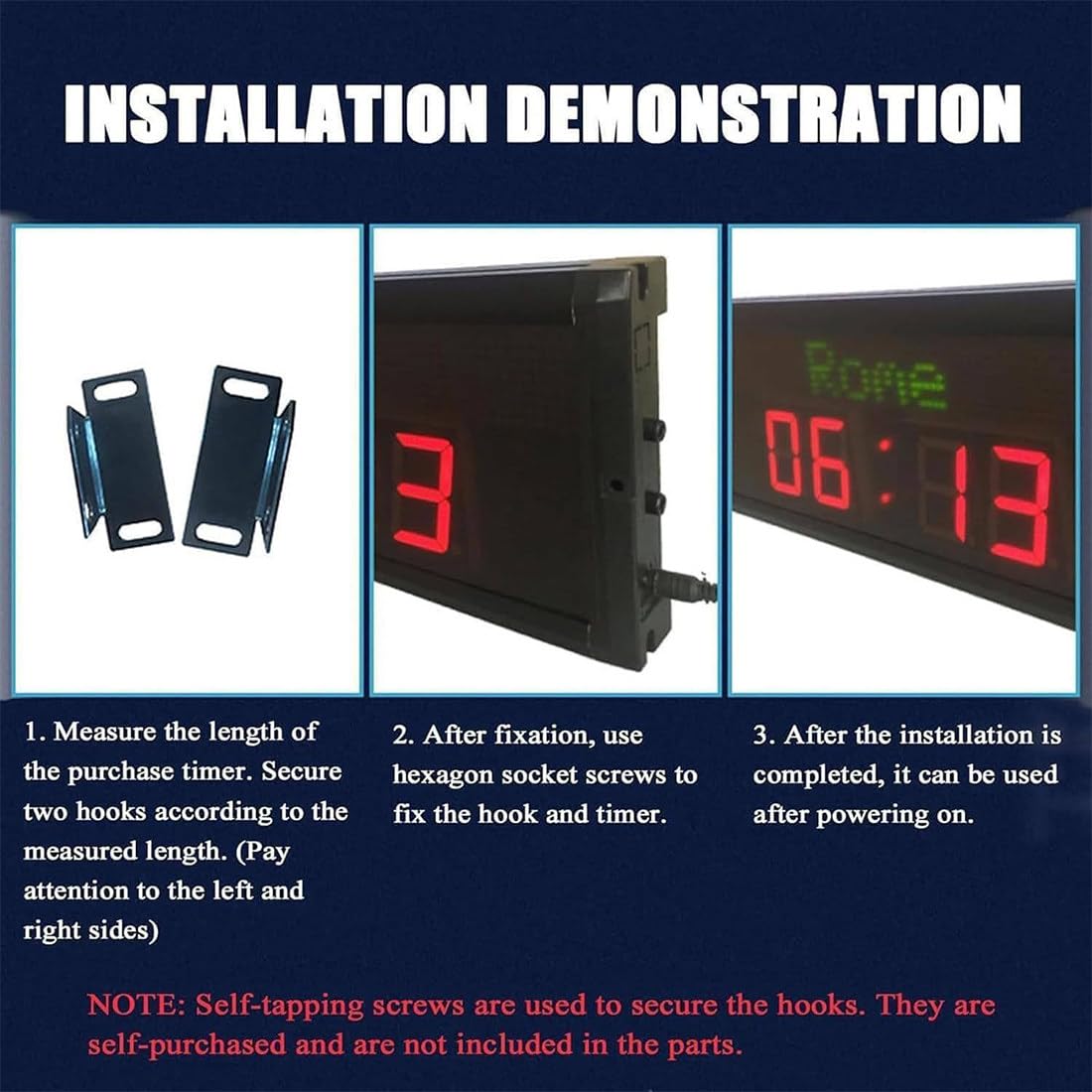 Orologio Mondiale Digitale a LED con Display Multi-Fuso Orario,Regolazione della Luminosità a 5 Livelli,Orologio da Parete con Ora Mondiale per Uffici Multinazionali,Hotel 5TimeZone