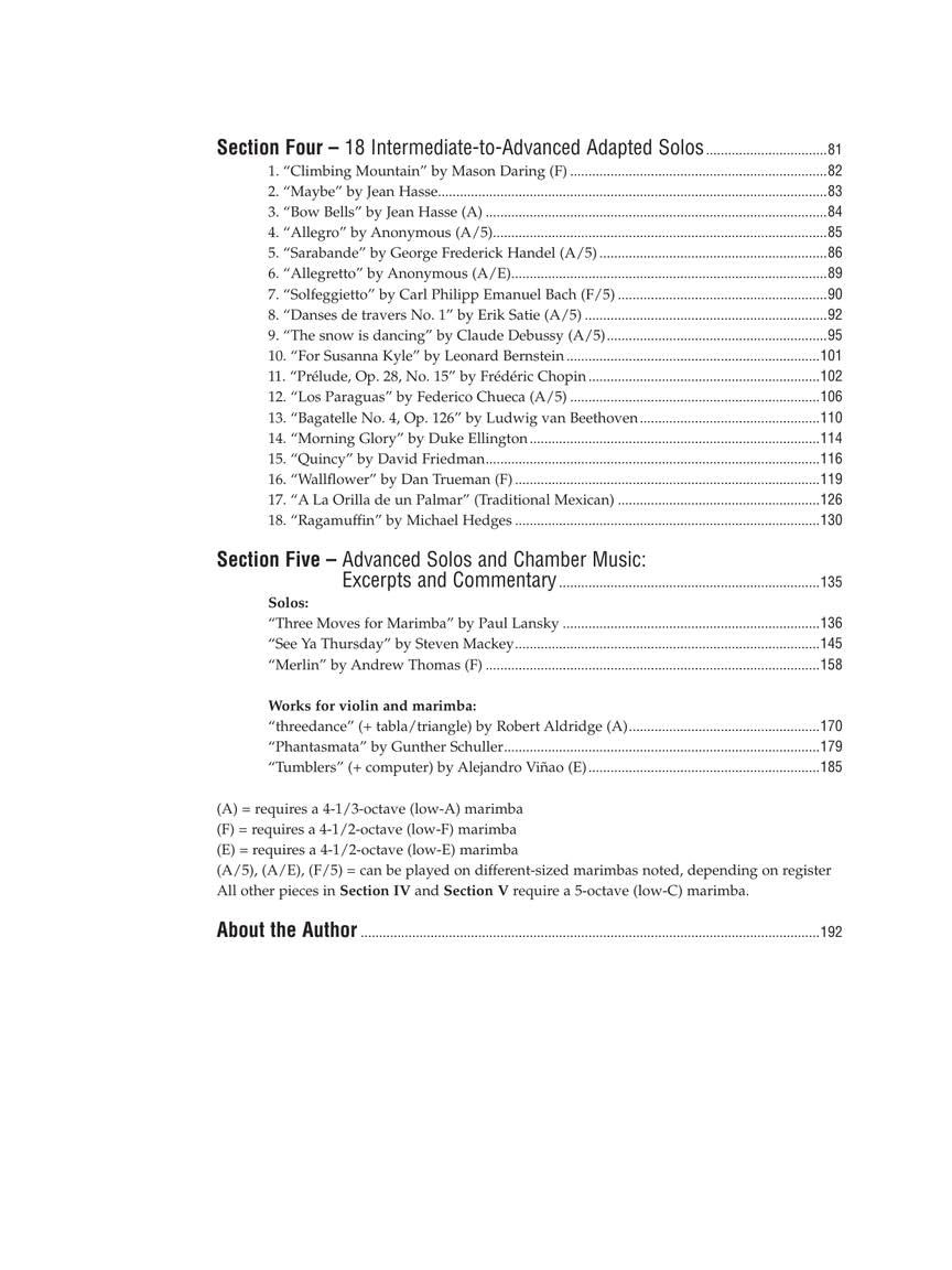 Four-Mallet Marimba Playing - A Musical Approach for All Levels | Marimba Technique and Studies for Beginners to Advanced Players By Nancy Zeltsman | Classic and Contemporary Solos for Recitals - Image 4