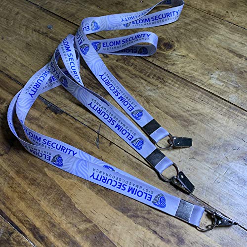 Cordão Personalizados para Crachá com o Logo da Sua Marca/Empresa e Presilha Jacaré