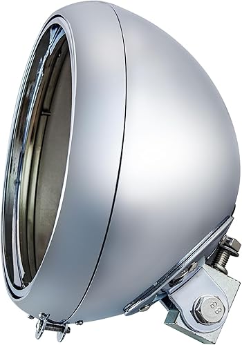FATECIM Carcasa redonda para faro delantero de 7 pulgadas, carcasa protectora de 7 pulgadas, cubierta protectora universal resistente para Harley
