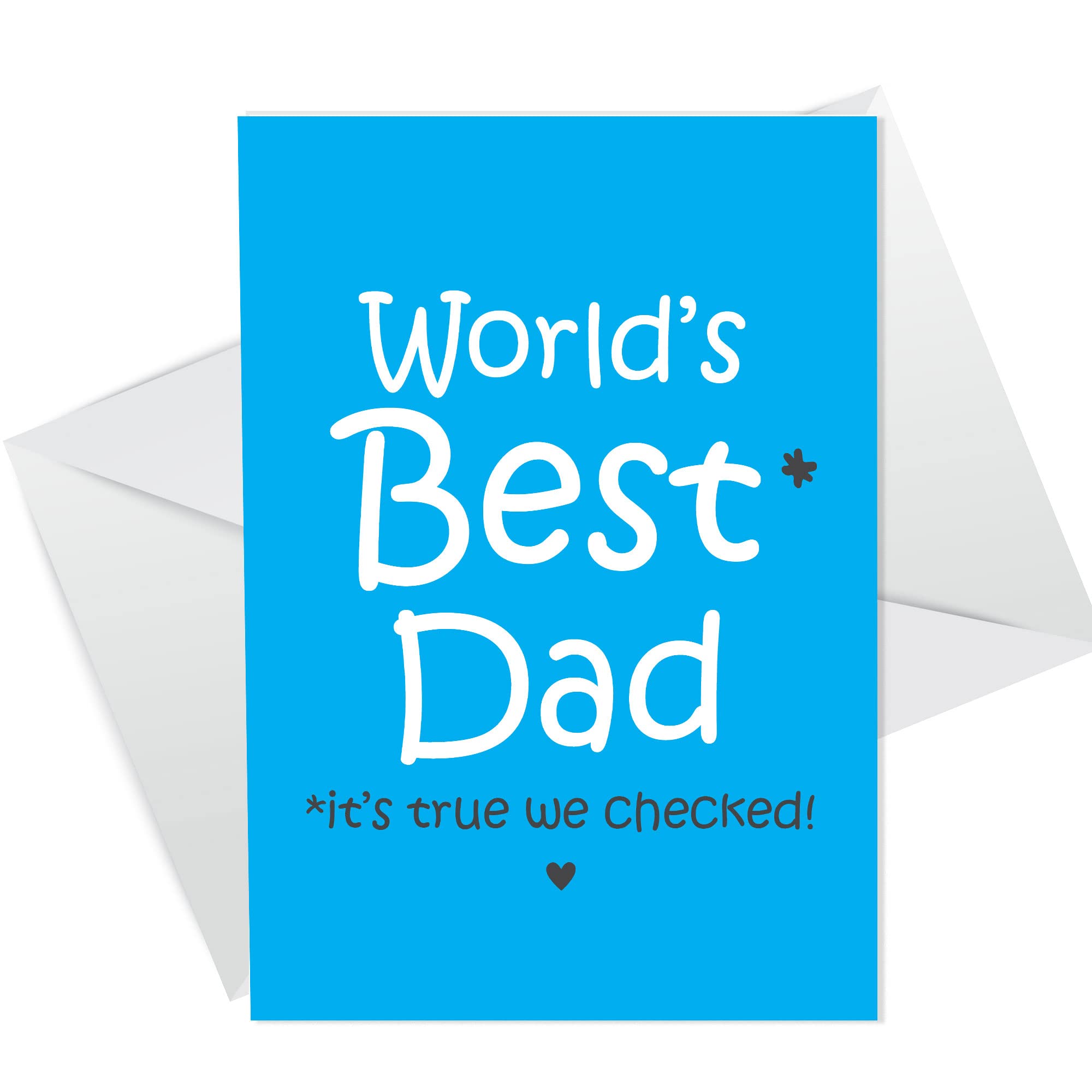 RED OCEAN Funny Fathers Day Cards Birthday Greetings Card Card For Dad From Daughter Son Humour Card For Him