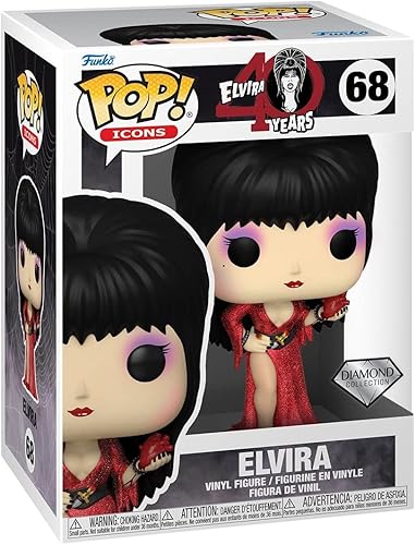 Miniatura 3 de Funko Elvira 40th Anniversary - Figura de vinilo de Elvira Mistress of The Dark Pop! (incluye funda protectora compatible con caja pop box)