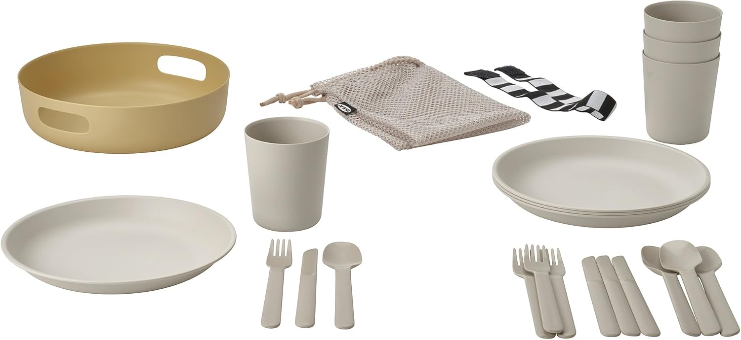 MARULK 21-pieces picnic set, mixed colours