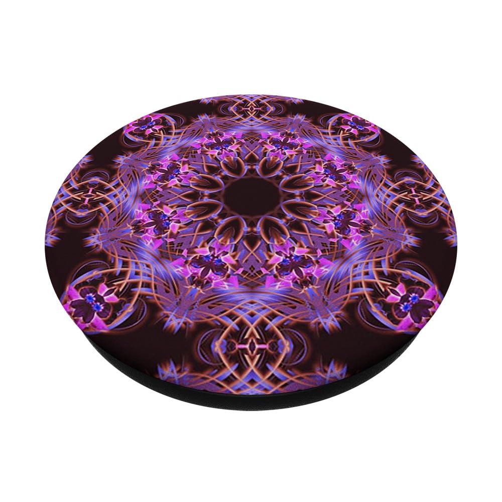 PopSocket Supporto Telefono Viola Lava Flow - POPGRIP Con Base Piante, Presa Universale - Foto 3