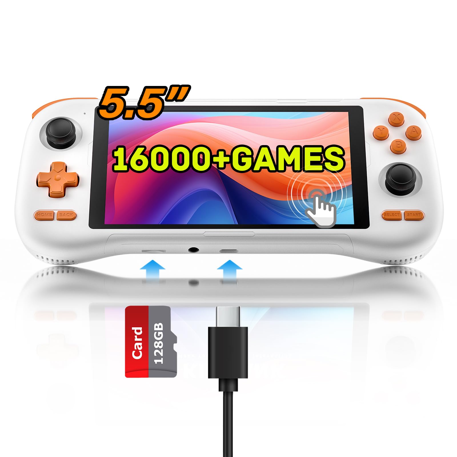 Amazon.com: Kinhank K56 Retro Handheld Game Console Built-in 7000+