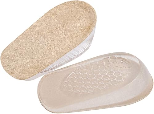 Miniatura 2 de BESTOYARD Plantillas invisibles de aumento de altura de 0.4 in, medias plantillas para absorción de impactos, tacón de elevación tamaño S