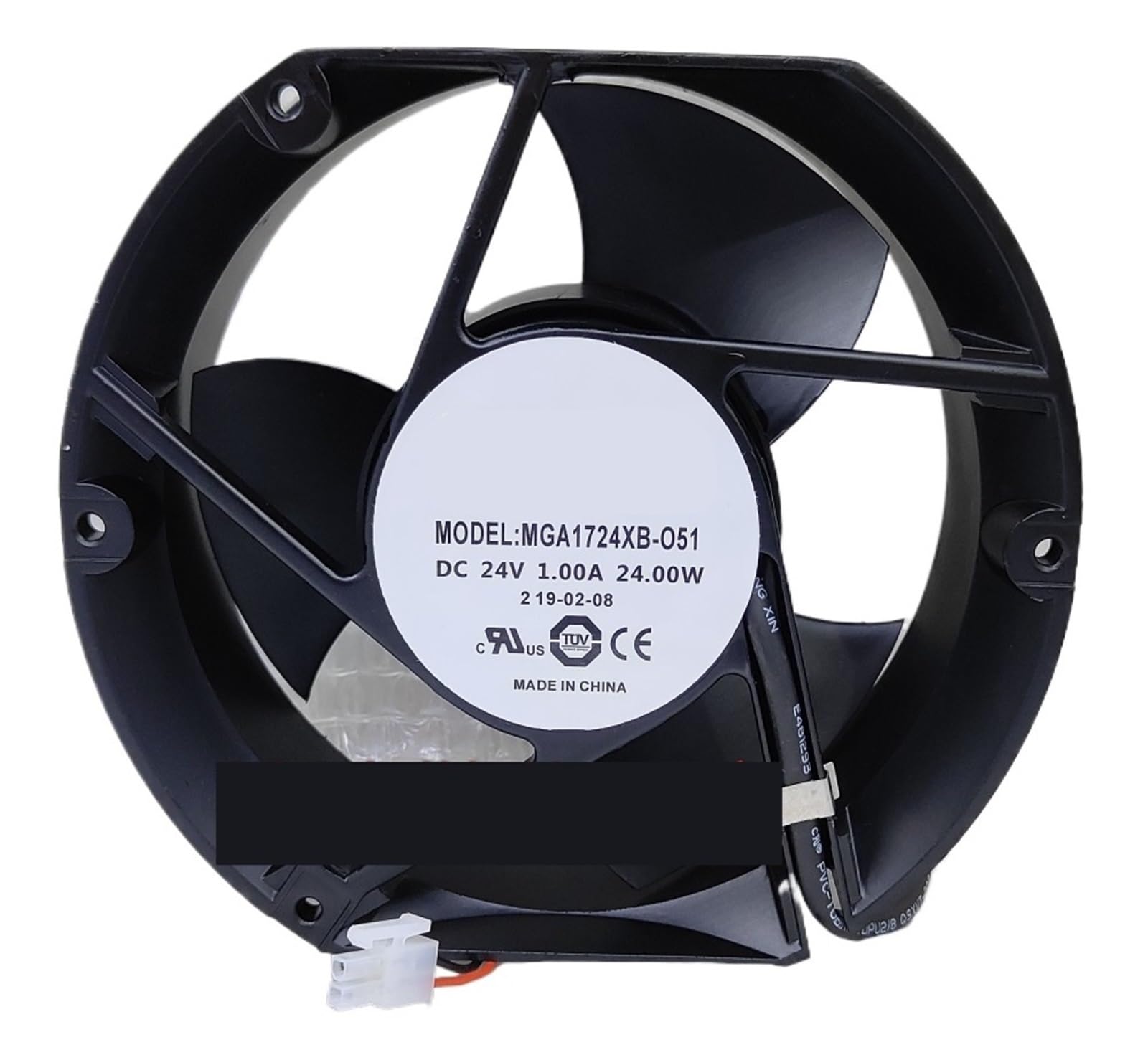 PEQYUACTE MGA1724XB-O51 DC 24V 1A 172x150x51mm 2-Wire Cooling Fan