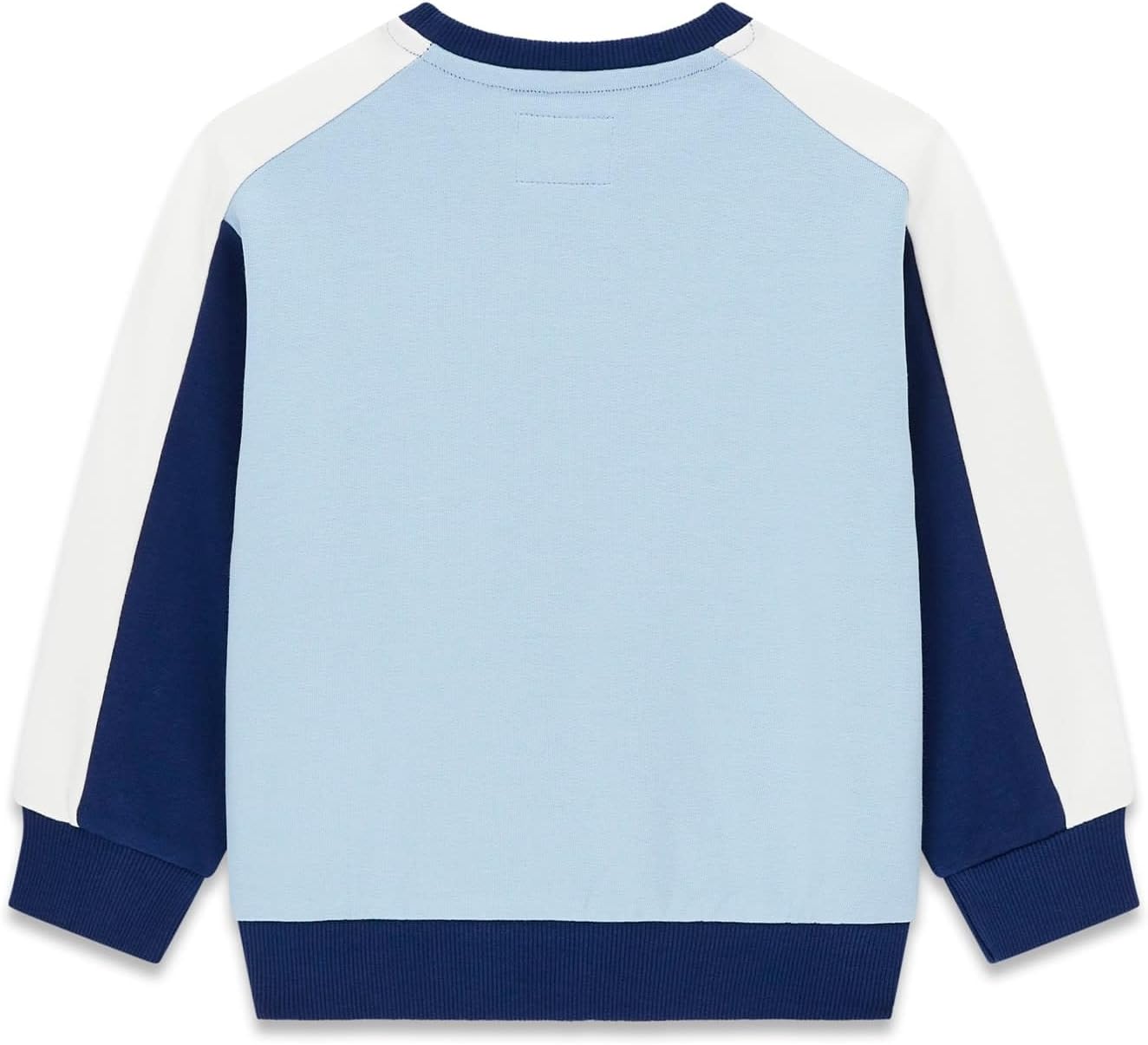 GUESS Boys' Eco Long Sleeve Color Block Sweatshirt - Image 2