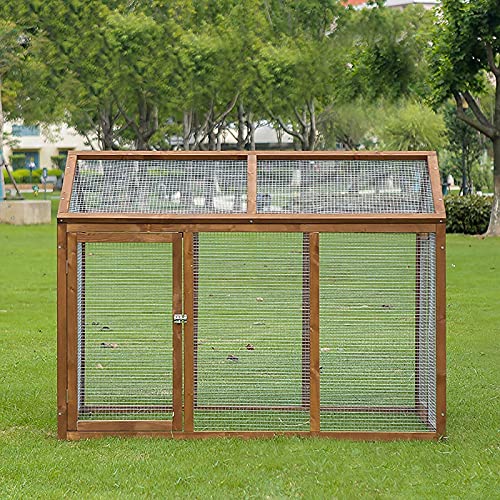 WUJI Hochwertige Hühnerställe aus Holz, Große Hühnerställe, Kaninchenkäfige und Geflügelkäfig-Drahtgeflecht, Verwendet… – Bild 4
