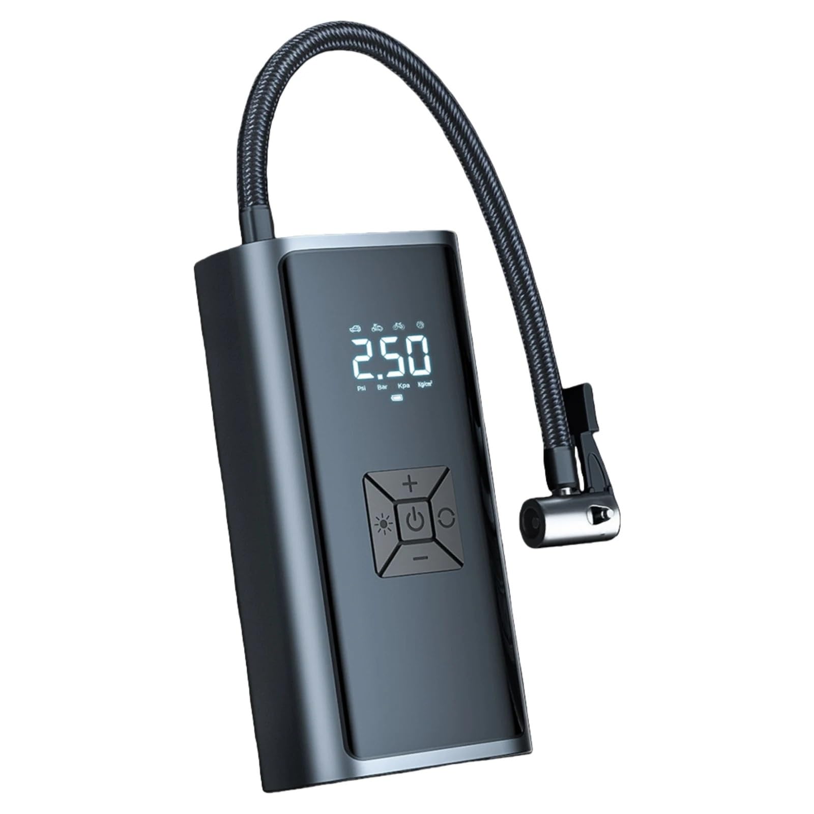 Compresores de aire portátiles Inflador de neumáticos, bomba de aire de 150 PSI con manómetro Digital, bomba de neumáticos para coche, motocicleta, bicicleta, pelotas y más Inflador Ruedas Coche