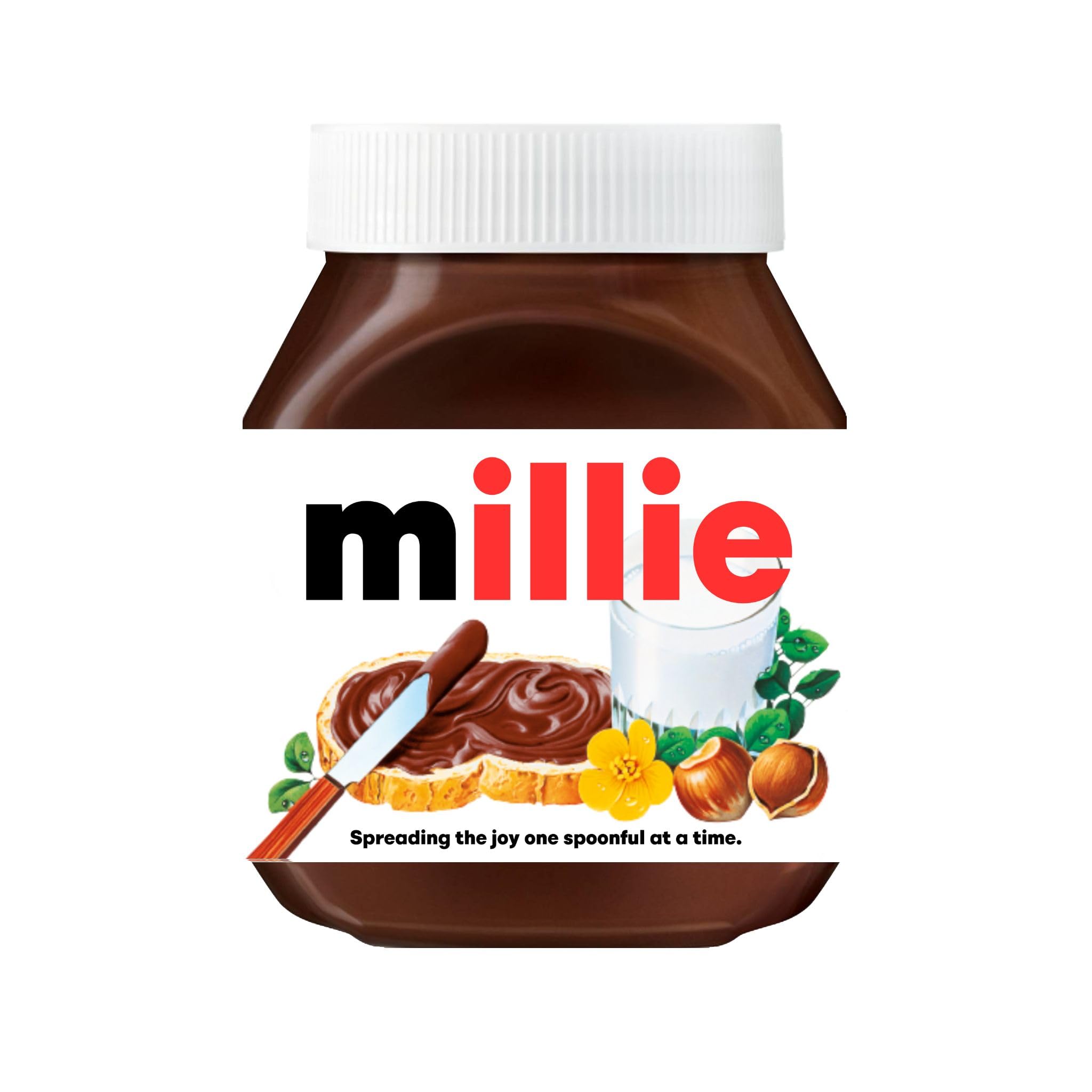 Personalized Peanut Butter Jar Label - Custom Name & Message - Perfect Birthday Or Gift Idea