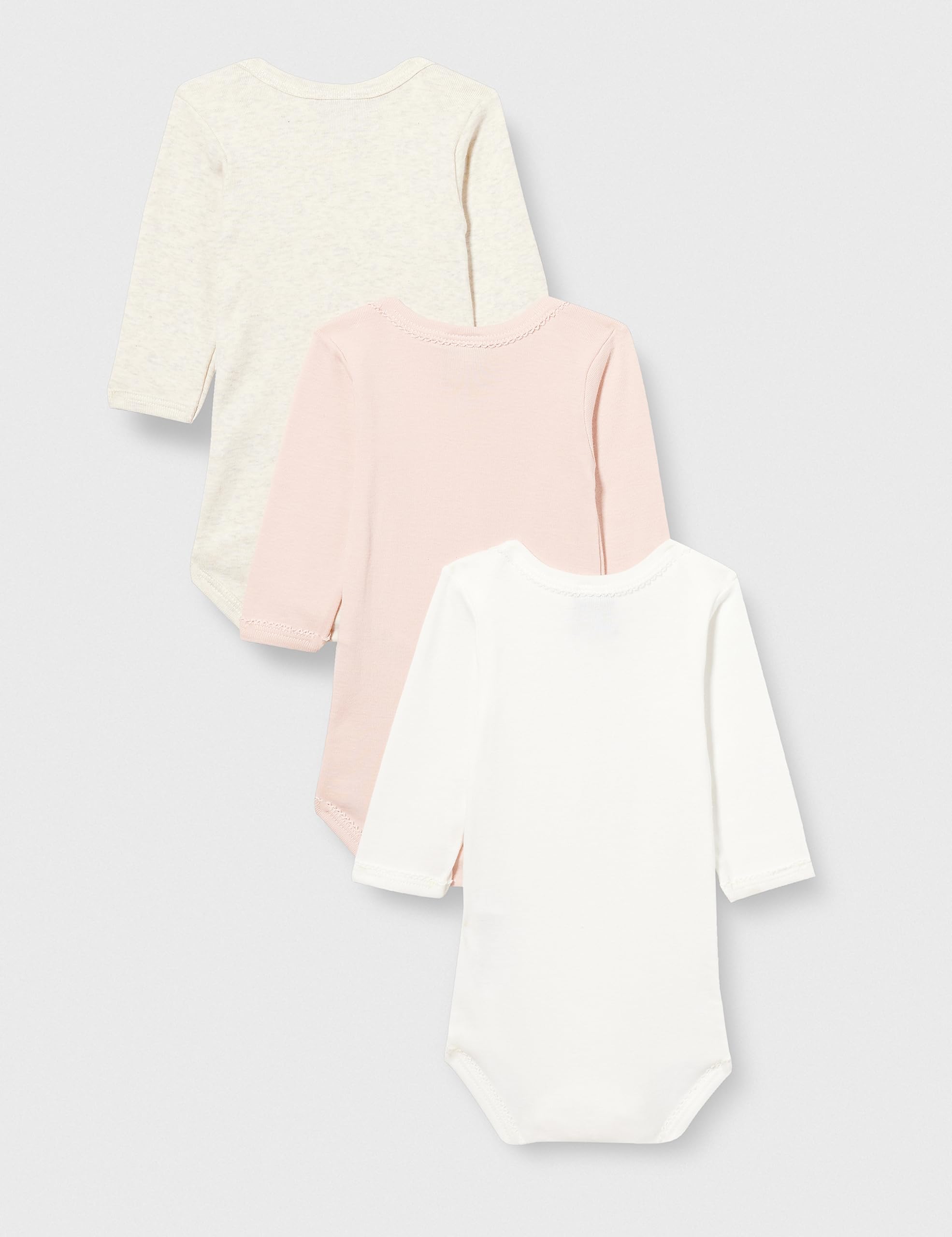 Petit Bateau A08JI Body w paski z długim rękawem, wariant 1, 3 Miesięcy Bimba, Wariant 1, 3 mesi