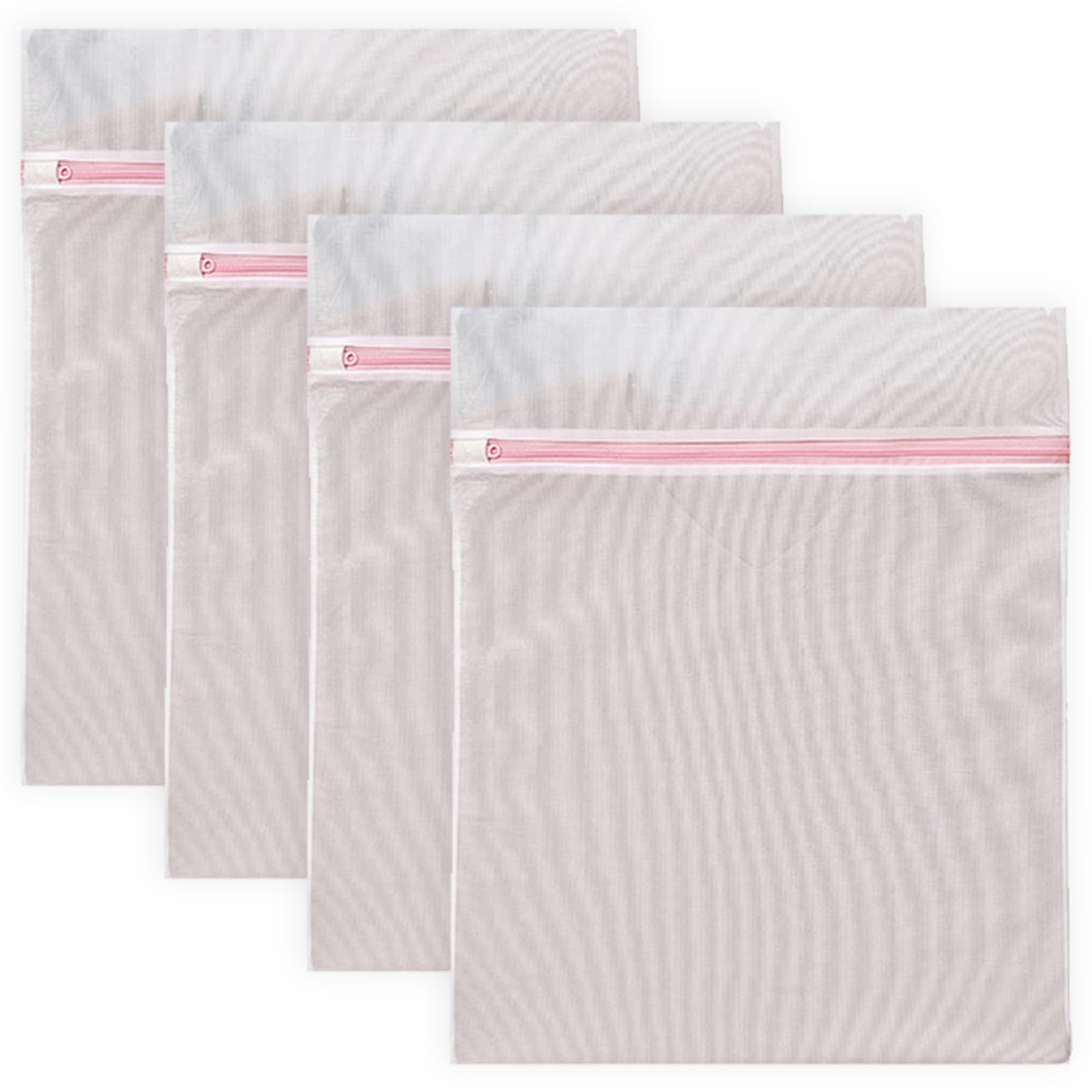 4 Piece Thickened Laundry Organizers Bags Reinforced Polyester Meshes Wash Bags for Delicates Travel Use Travel Friendly Polyester Laundry Organizers