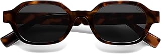 Retro Polarisierte Hexagon Sonnenbrille Damen Herren Rectangle Trendy Sonnerbrillen mit UV400 Schutz SJ2389