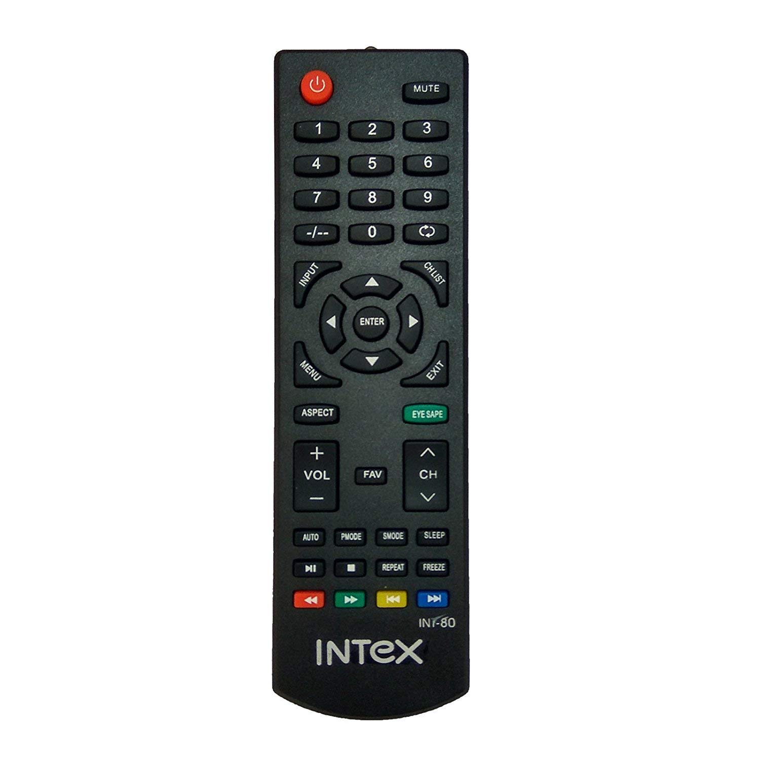 BhalTech INT-80 LED LCD TV Remote Control (Suitable for Intex Led Tv Remote Old Remote Must be Exactly Same) Compatible with Intex Tv Remote (B07L27RF23) Amazon Price History, Amazon Price Tracker