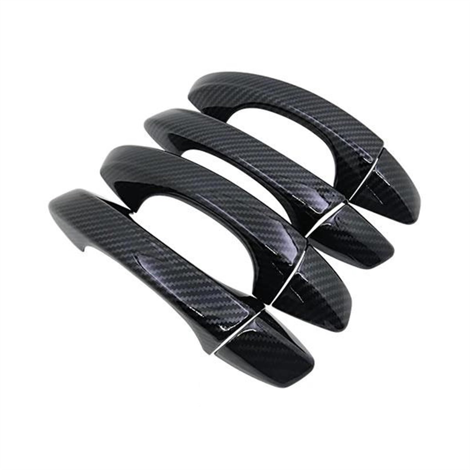 Noheeu Carbon C Car Door Handle Cover Exterior Trim Decoration Accessories Abs For Golf 7 Mk7 2013 2014-2019(Carbon C)