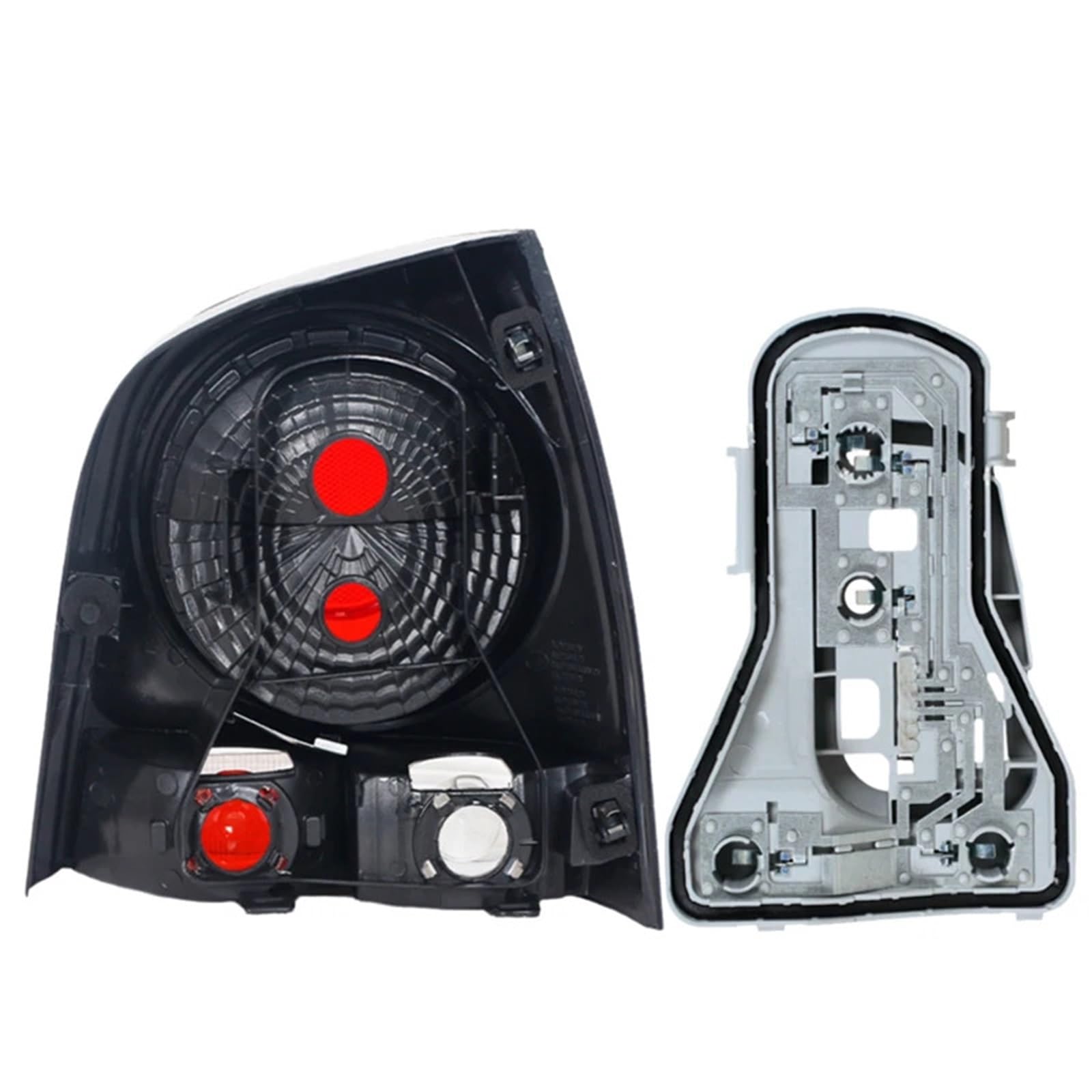 Lampa tylna zespolona Dla Volkswagen VW Polo 9N 9N3 Hatchback 2005-2010 Obudowa tylnego światła Akcesoria samochodowe Płytka drukowana bez żarówki(Red 1 Right)