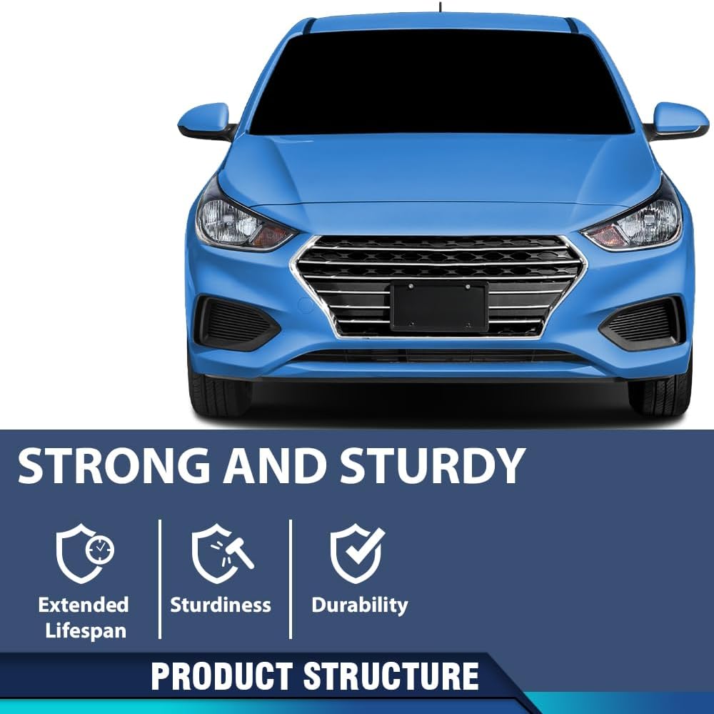 PIT66 Upper Radiator Support Sight Shield Panel Cover Compatible with Hyundai Accent 2018-2022 86361H5000, 86361J0000, HY1224114