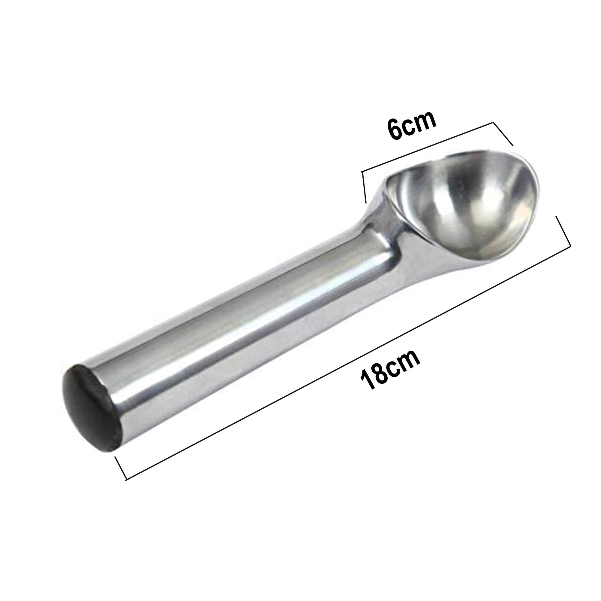 KMW Aluminium Ice Cream Spatula 18CM – Sturdy, Ergonomic Design for Easy Scooping & Serving