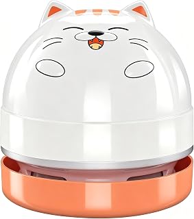 Mini Desktop Vacuum Cleaner, Portable USB Vacuum Cleaner for Desk Mini Cute Cartoon Desktop Vacuum for Cleaning Eraser Cru... Price In India