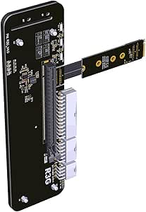 Amazon.com: GMBYLBY PCIe 4.0x4 Risers Cable 64Gbs M.2 Key M for NVMe ...