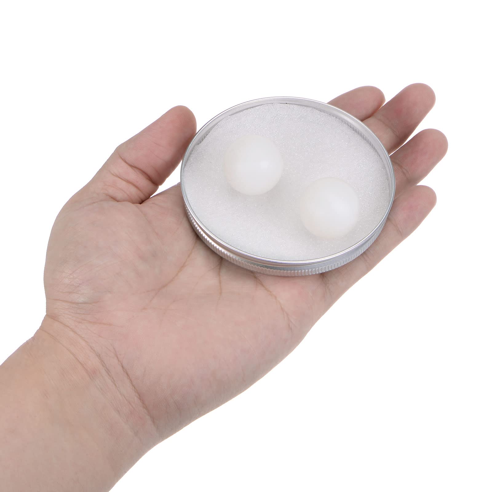 sourcing map 2pcs PA66 Nylon Solide Plastique Billes 23mm G3 Précision Roulement Billes