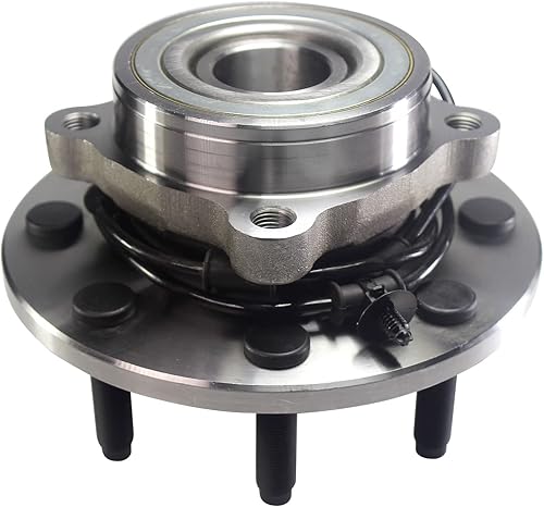 Miniatura 4 de 515101 Cojinete de rueda delantera y conjunto de cubo 4WD con ABS 8 lengüetas para Dodge Ram 1500 2500 3500 2006-2008 Conjunto de cubo de rueda 4x4