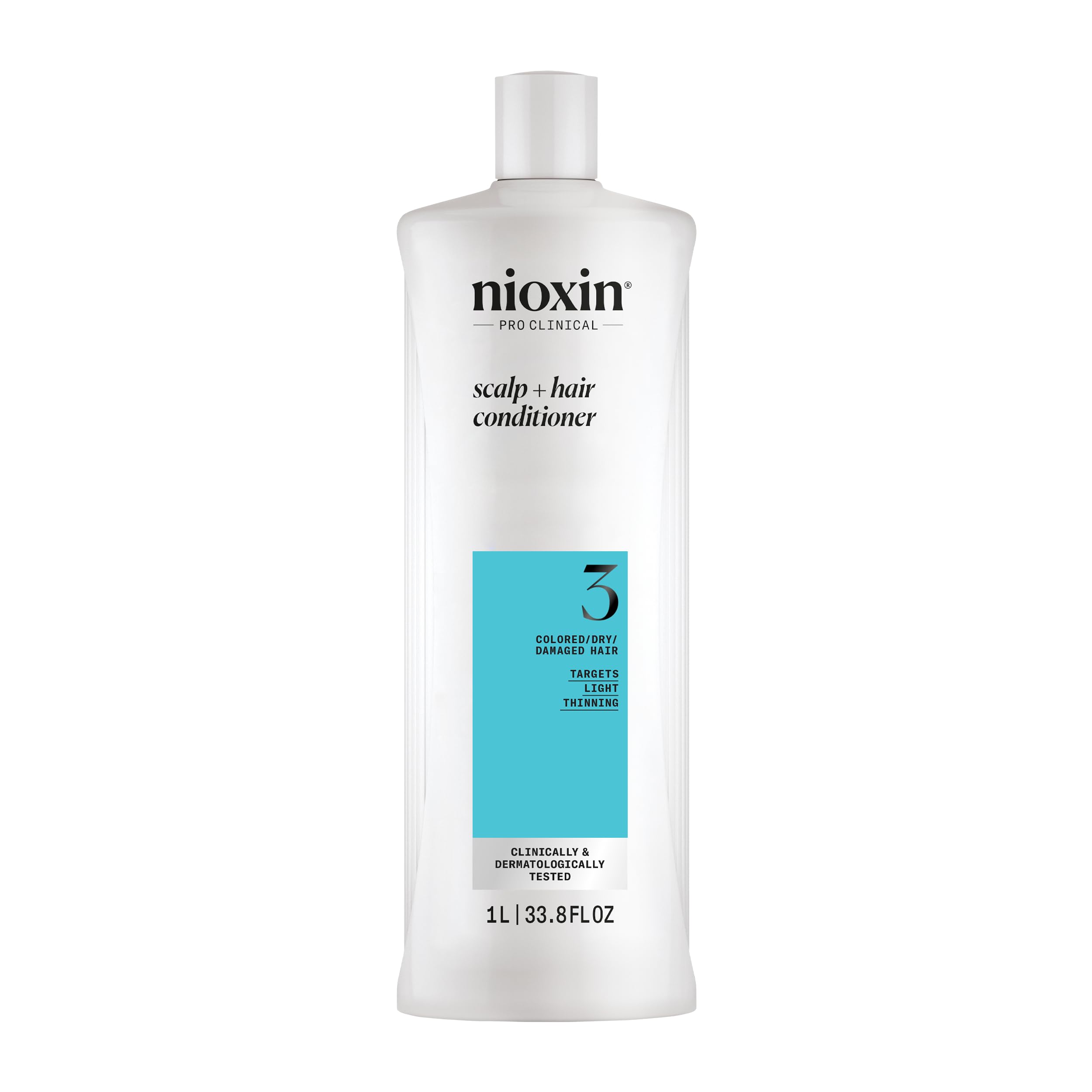 NIOXIN System 3 - pour Cheveux Colorés, Secs et Abîmés, Chute Modérée - Kit/Shampoing/Après-Shampoing/Soin pour Cuir Chevelu